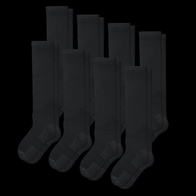 Black Compression Socks Bundle 8-Pack