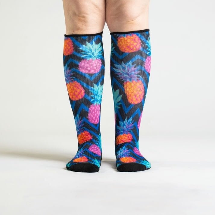 Compression pineapple socks