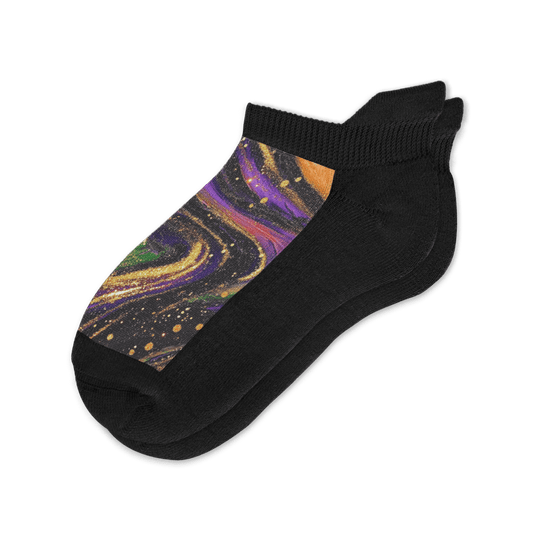 Cosmic Swirl Ankle Socks