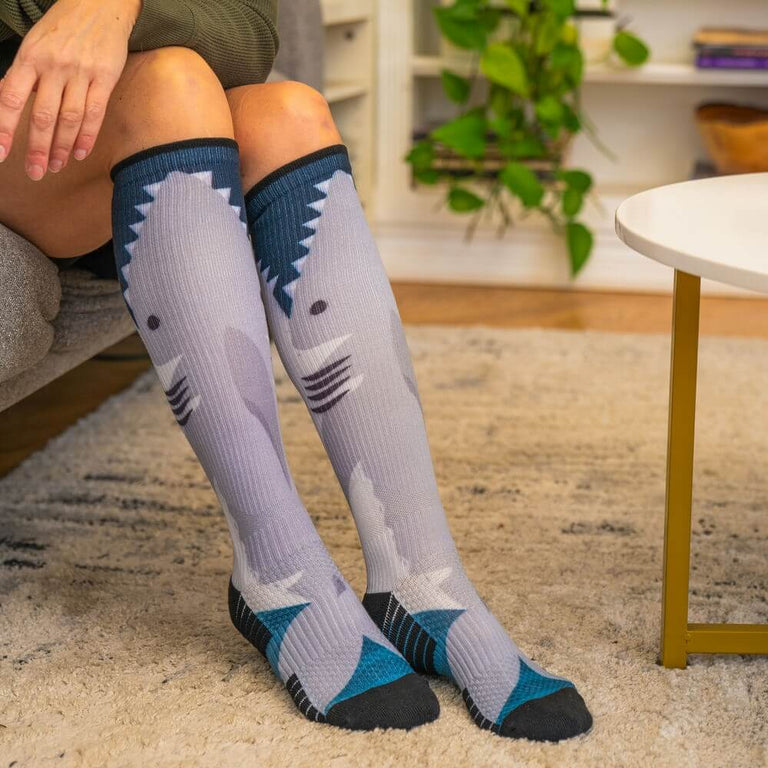 Shark Bite Compression Socks