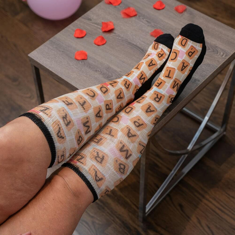 Letter Tiles EasyStretch™ Socks