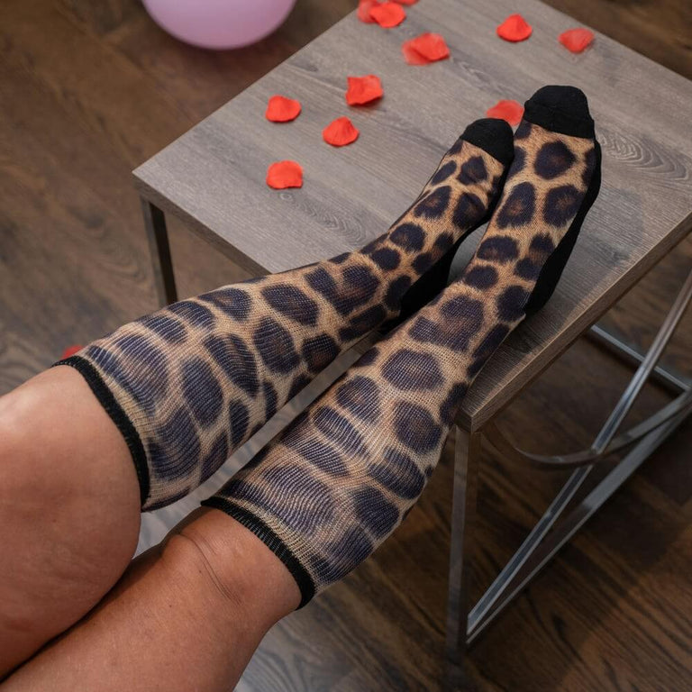 Leopard Print EasyStretch™ Socks