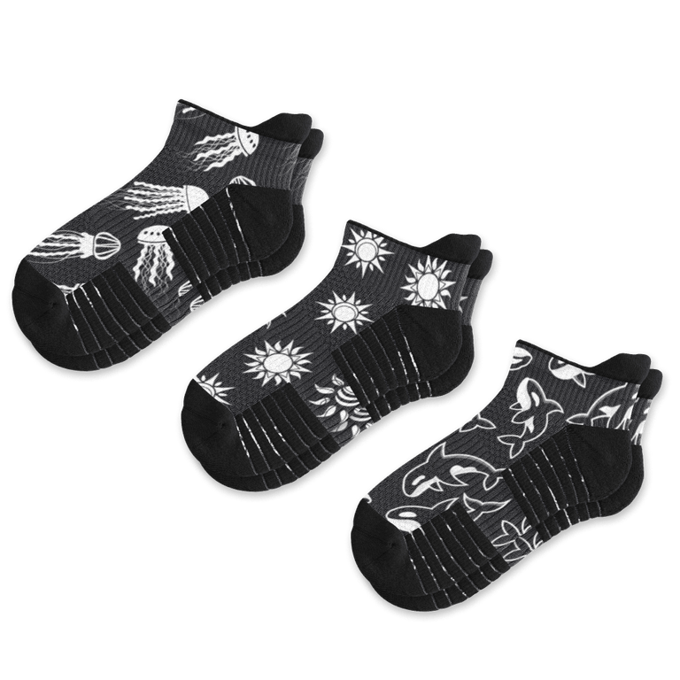 Darkside Ankle Compression Socks 3-Pack Bundle