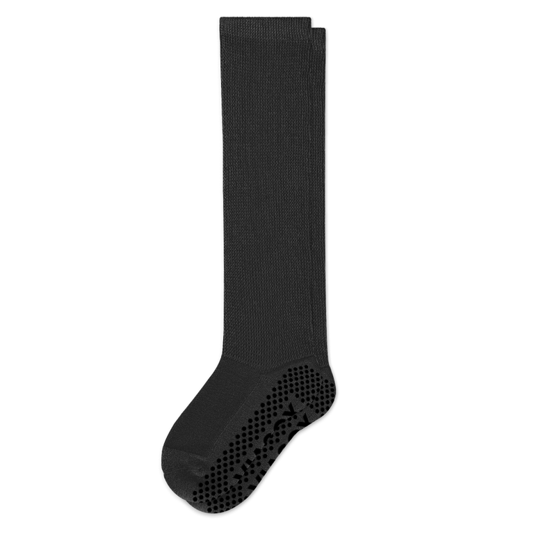 Black EasyStretch™ Gripper Socks