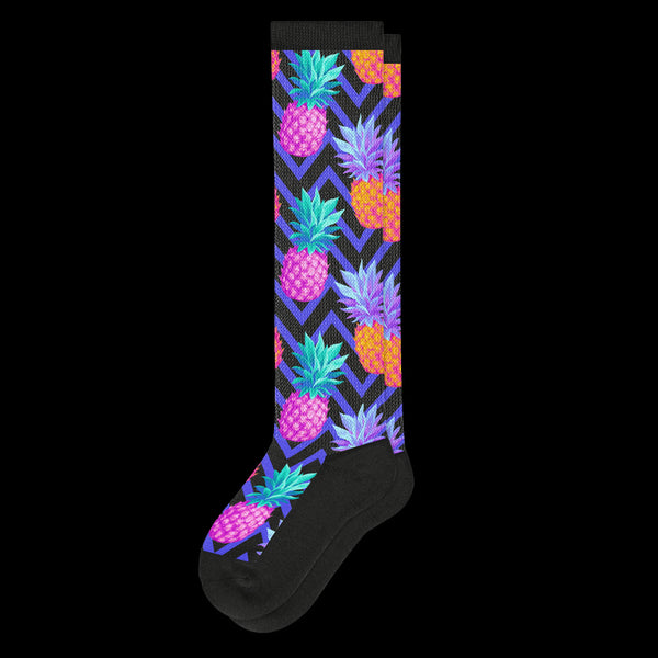 Pineapple Party EasyStretch™ Diabetic Socks