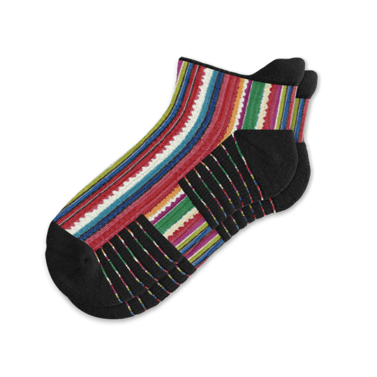 Fiesta Stripes Ankle Compression Socks