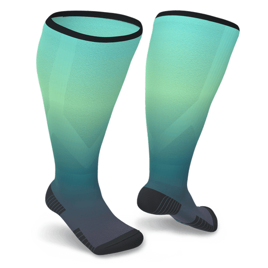 Green Glow Diabetic Compression Socks