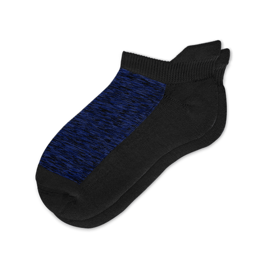 Heather Navy Ankle Socks