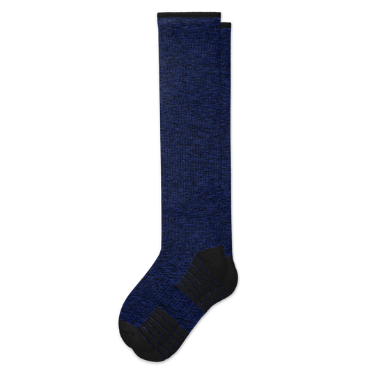 Heather Navy Compression Socks