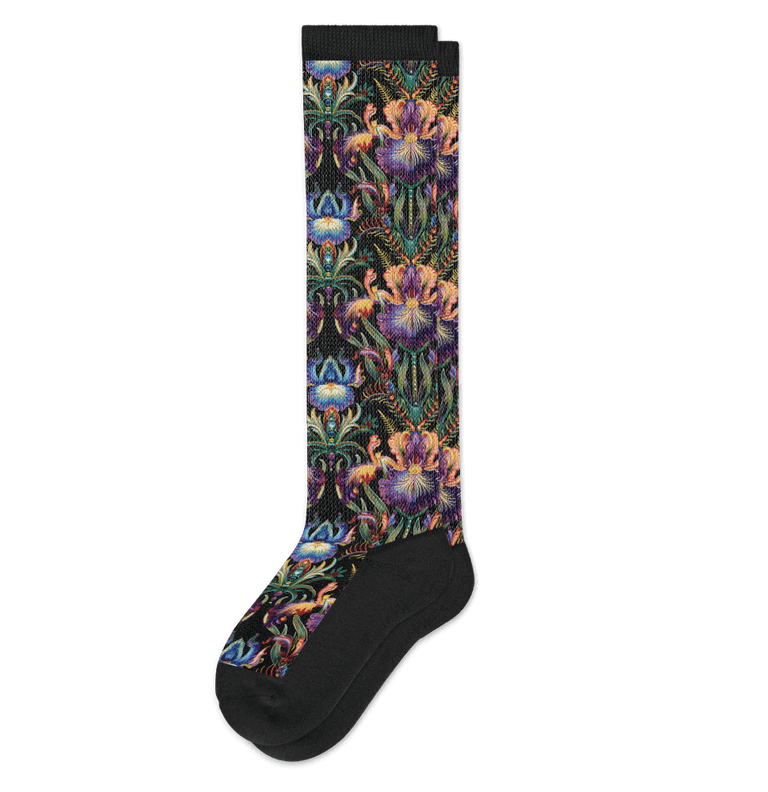 Black Iris EasyStretch™ Socks