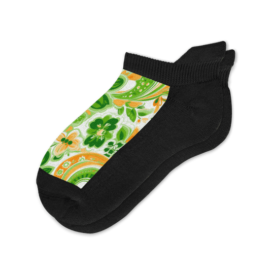 Irish Paisley Ankle Socks