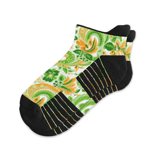 Irish Paisley Ankle Compression Socks
