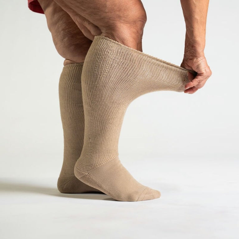 Tan EasyStretch™ Socks