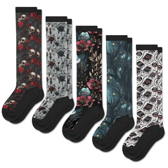 Midnight Secrets EasyStretch™ Socks 5-Pack Bundle