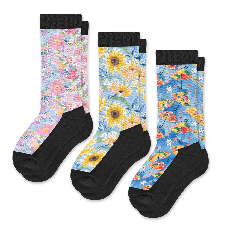 Bloom Bundle EasyStretch™ Socks 3-Pack Bundle