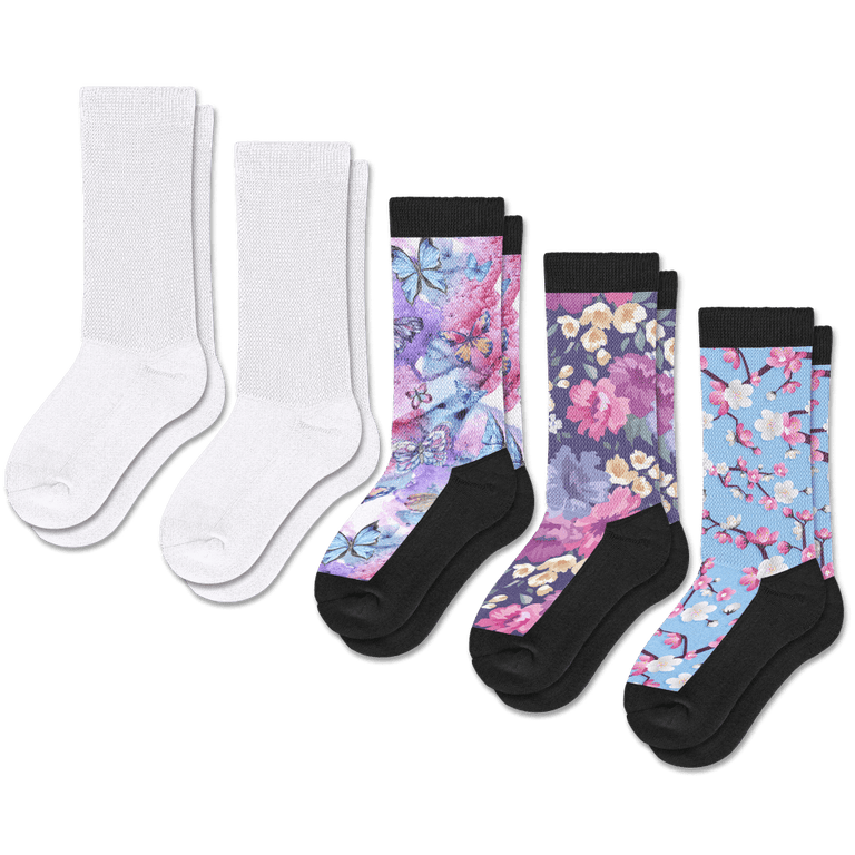 Blooming Brights EasyStretch™ Socks Bundle 5-Pack