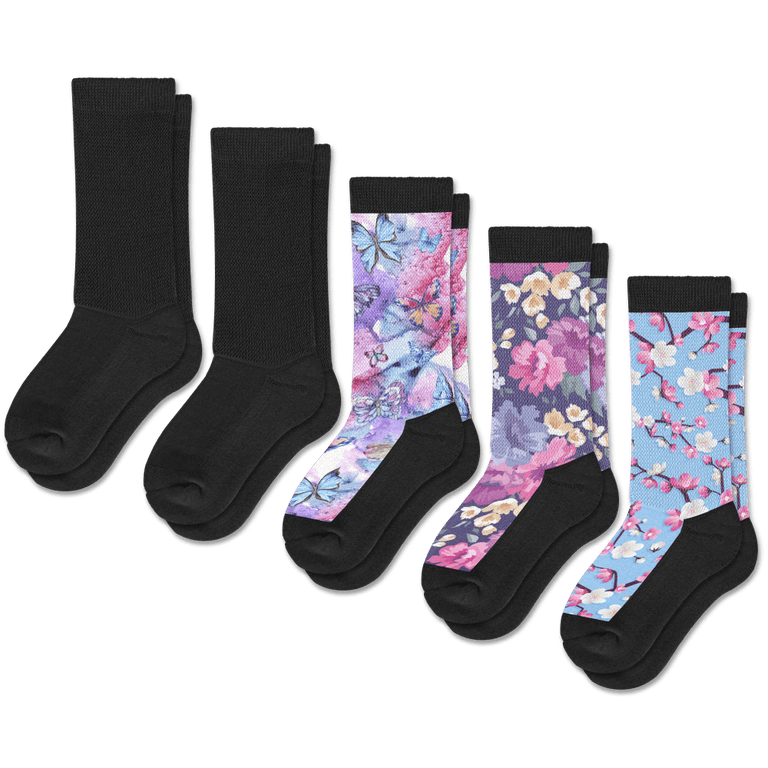 Dark & Delicate EasyStretch™ Socks Bundle 5-Pack