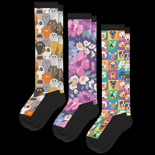 Winter with Woodstock EasyStretch™ Diabetic Socks Bundle 3-Pack