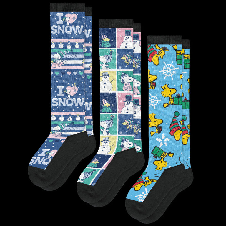 Winter with Woodstock EasyStretch™ Diabetic Socks Bundle 3-Pack