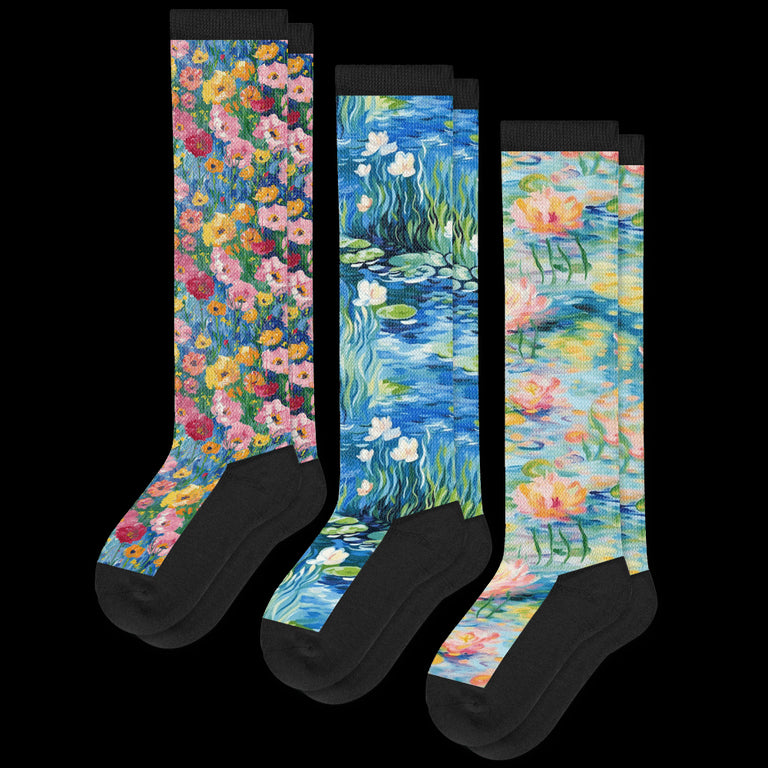 Brushstrokes EasyStretch™ Socks 3-Pack Bundle