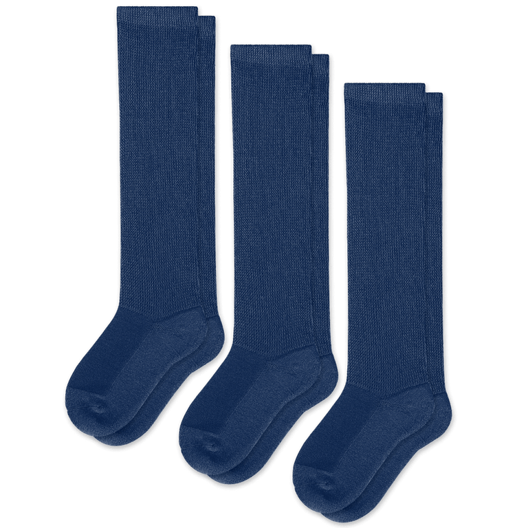 Navy Blue EasyStretch™ Socks Bundle 3-Pack