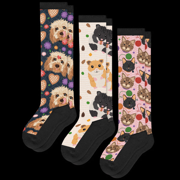 Pet EasyStretch™ Socks 3-Pack Bundle