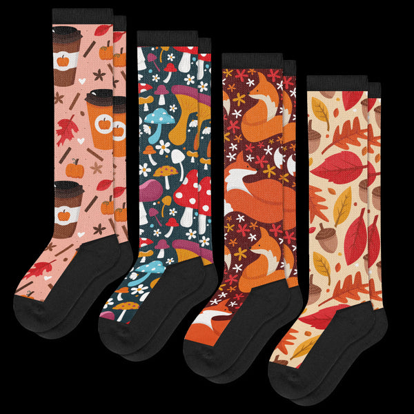 4-Pack EasyStretch™ Diabetic Socks Autumn Bundle - Viasox