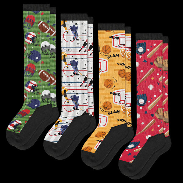 Sports EasyStretch™ Diabetic Socks Bundle 4-Pack