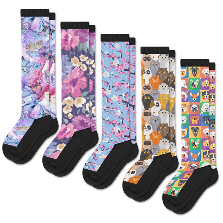 Pet Garden EasyStretch™ Socks Bundle 5-Pack