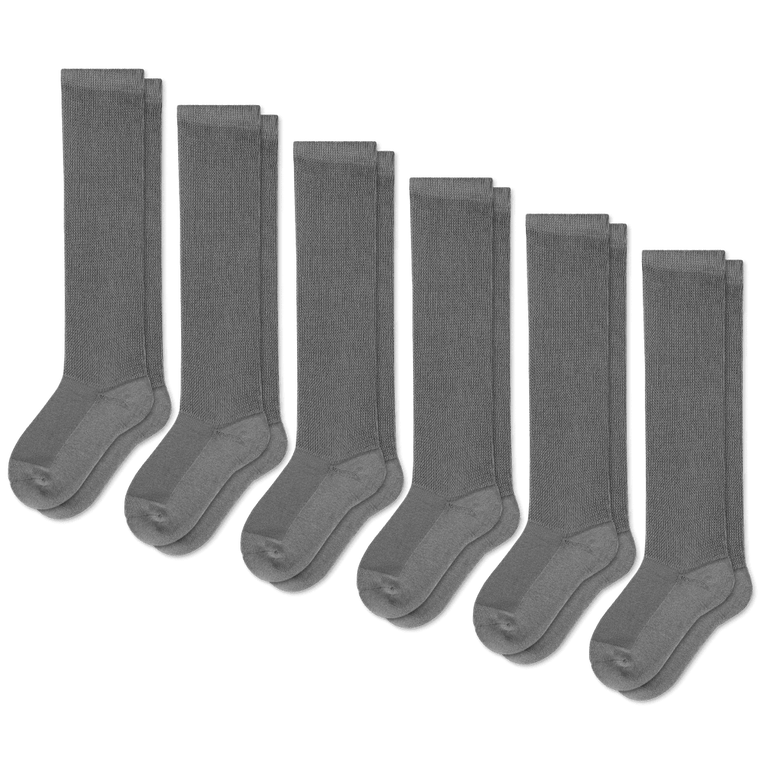 Gray EasyStretch™ Socks