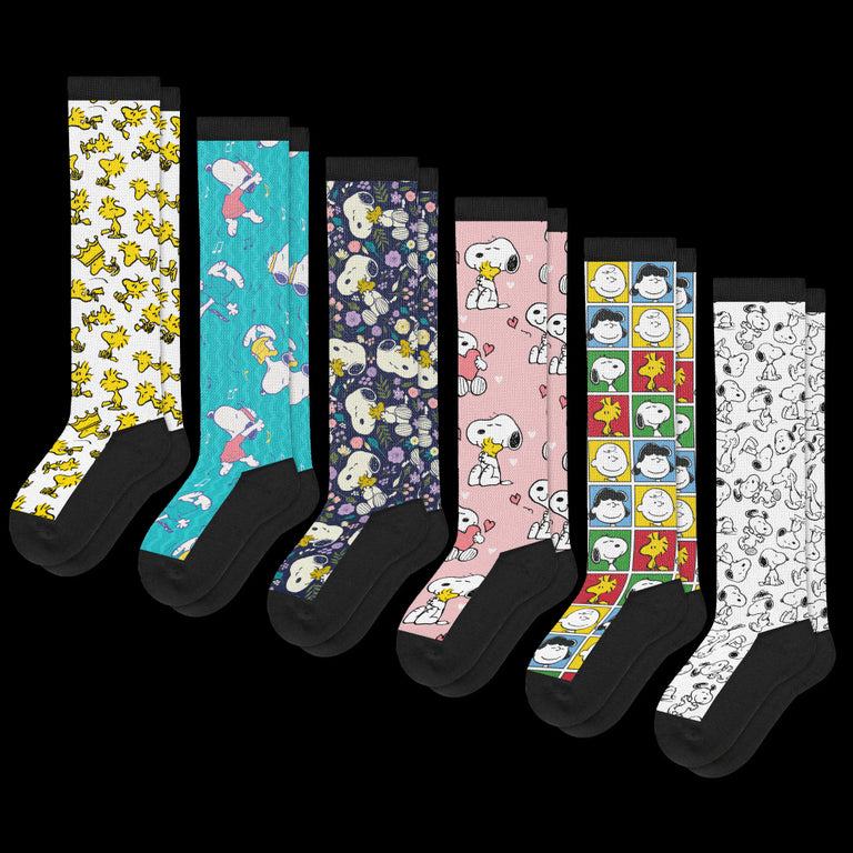 Peanuts Forever EasyStretch™ Socks Bundle 6-Pack