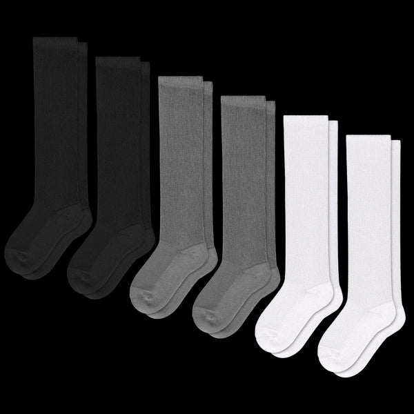 Solid Essentials EasyStretch™ Socks Bundle 6-Pack