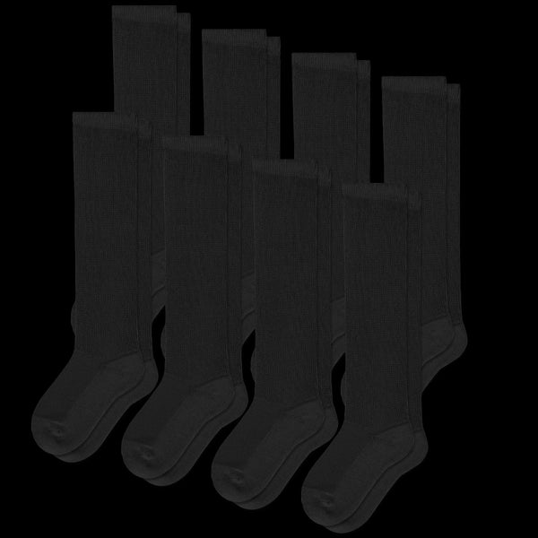 Black EasyStretch™ Socks Bundle 8-Pack