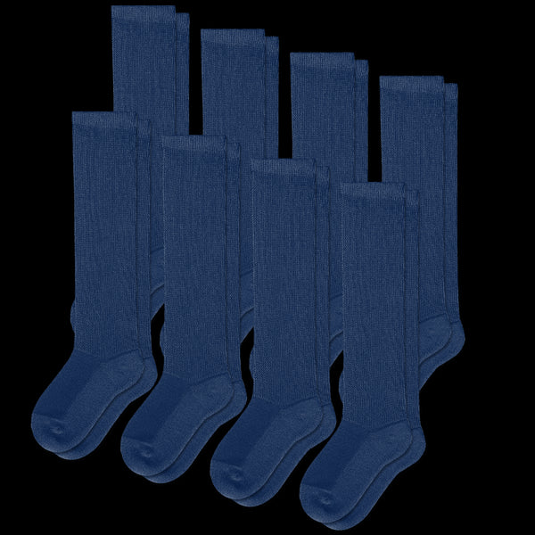 Navy Blue EasyStretch™ Socks Bundle 8-Pack