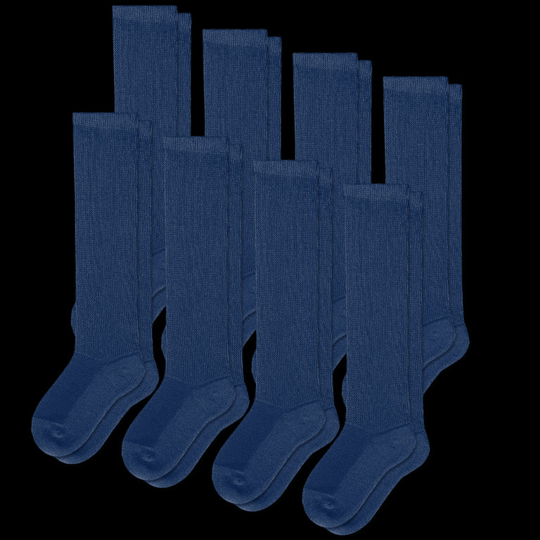 Navy Blue EasyStretch™ Socks Bundle 8-Pack