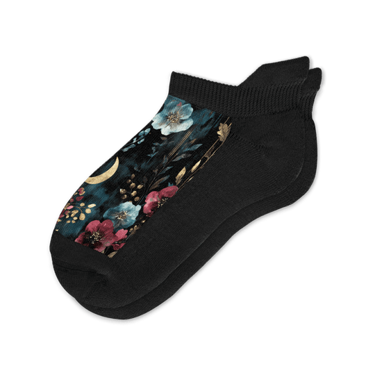 Night Bloom Ankle Socks