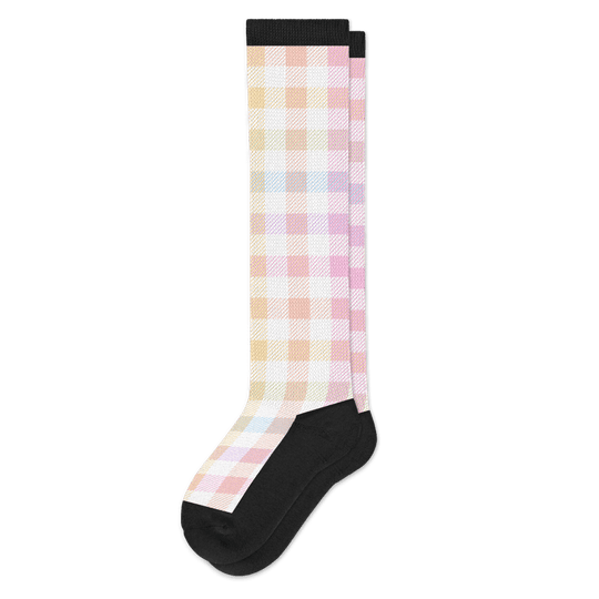 Pastel Plaid EasyStretch™ Socks