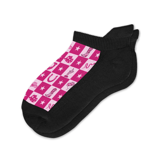 Pink Rodeo Ankle Socks