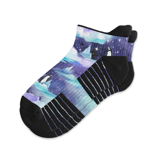 Polar Penguins Ankle Compression Socks
