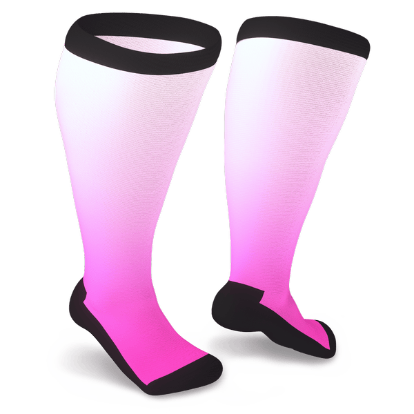 Pretty In Pink Non-Binding Diabetic Socks