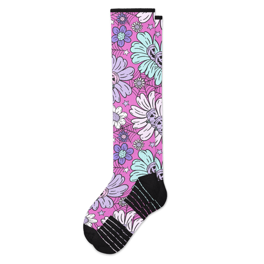 Pumpkin Petals Compression Socks