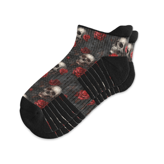 Skulls N Roses Ankle Compression Socks