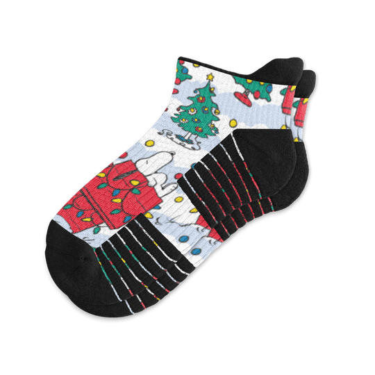 Snoopy Lights Ankle Compression Socks