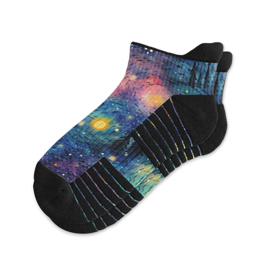 Snowy Night Ankle Compression Socks