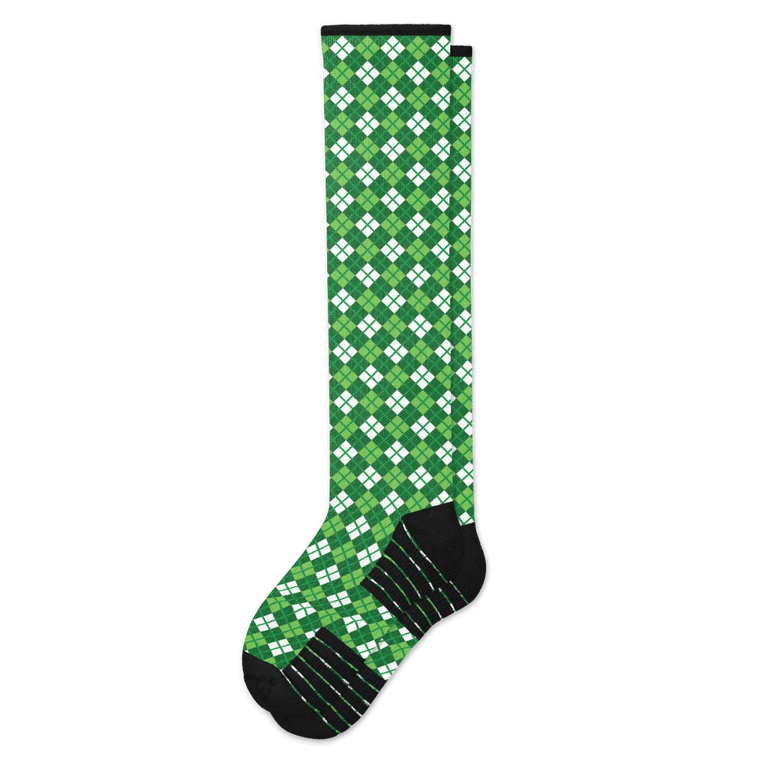 Irish Argyle Compression Socks