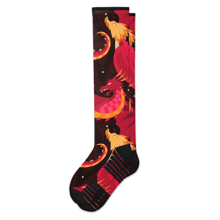 Fire Dragons Compression Socks
