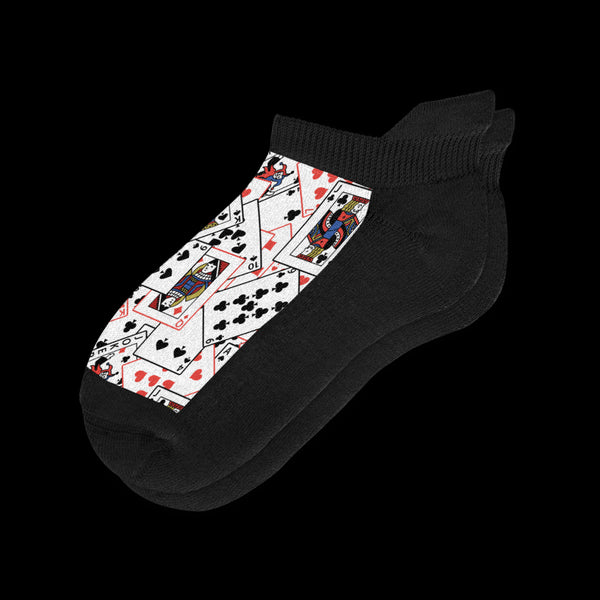 Card Shark Ankle Socks