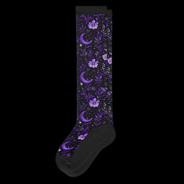 Purple Moon EasyStretch™ Socks