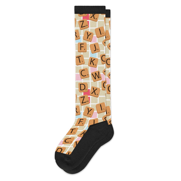 Letter Tiles EasyStretch™ Socks