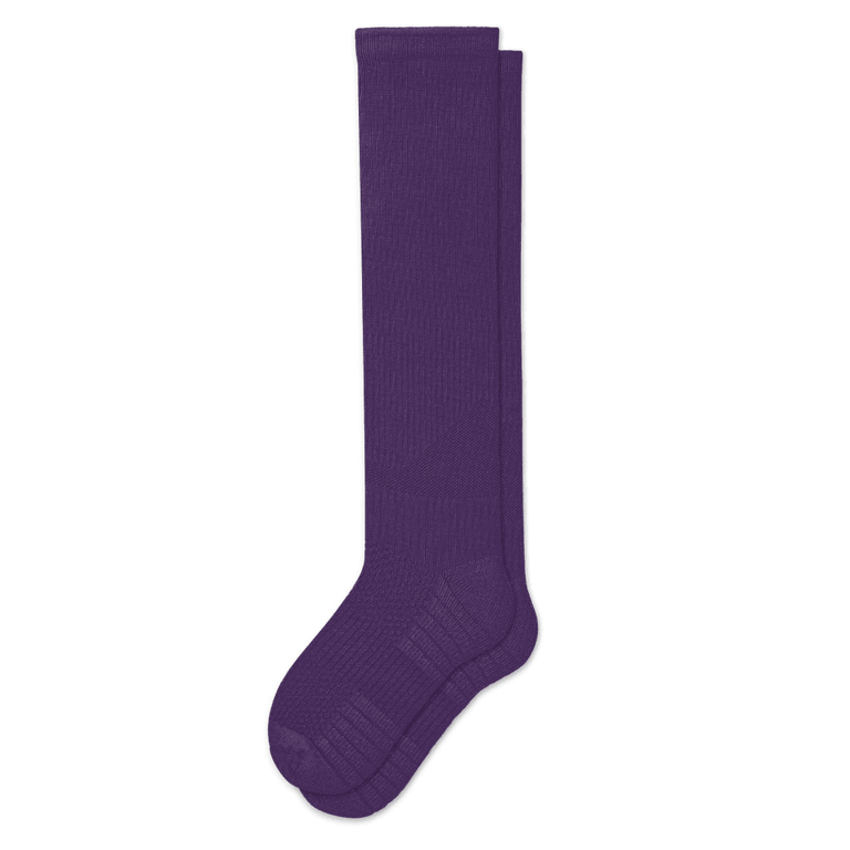 Viasox Royal Purple Compression Socks Flat View